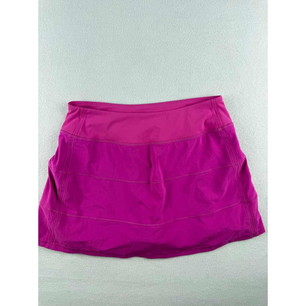 CRZ YOGA Women Magenta Pink Tiered Athletic Tennis Golf Skort Size S 4-6